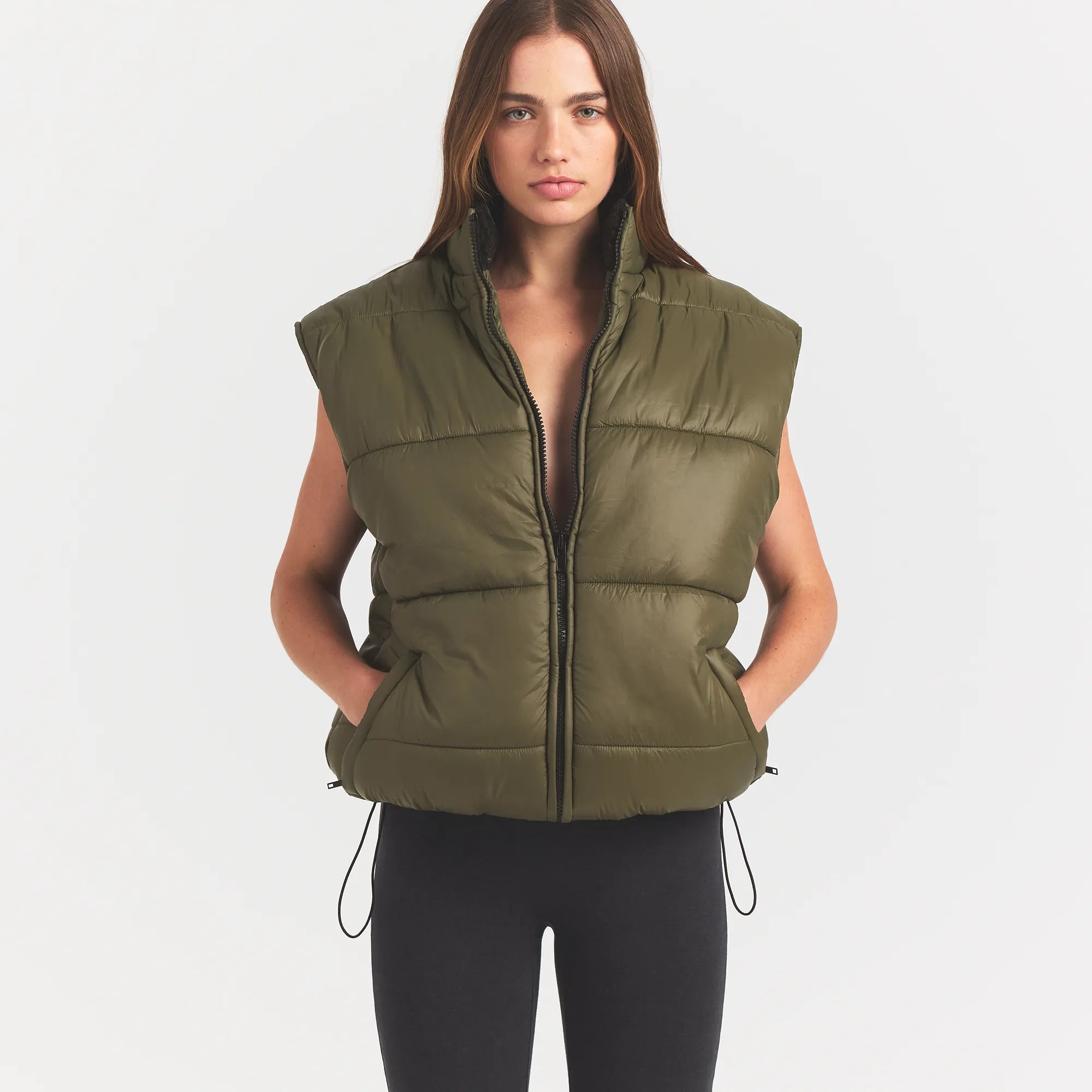 lightweight puffer oversized vest lightweight puffer oversized vest