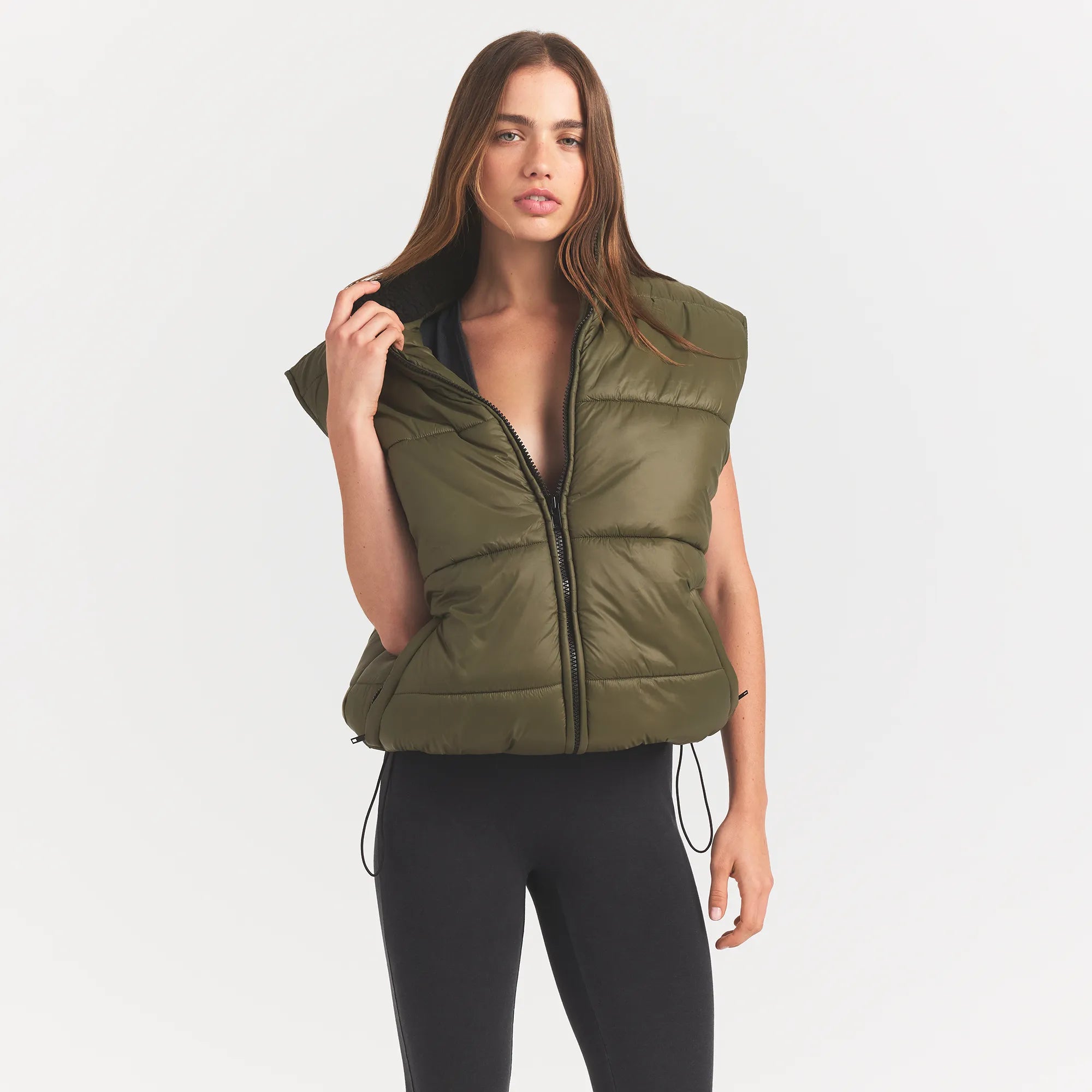 lightweight puffer oversized vest lightweight puffer oversized vest