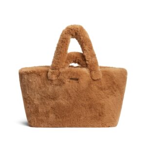 Home faux fur jumbo tote