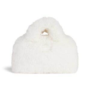 Home faux fur mini bag