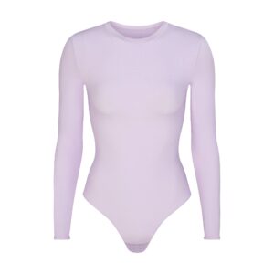 Home fits everybody long sleeve crew neck bodysuit