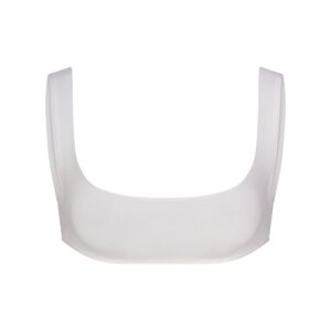 Home raw edge micro scoop bralette
