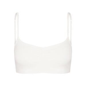 Home micro pointelle scoop bralette