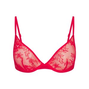 ultra fine lace unlined scoop bra
