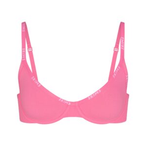 Home cotton logo demi bra