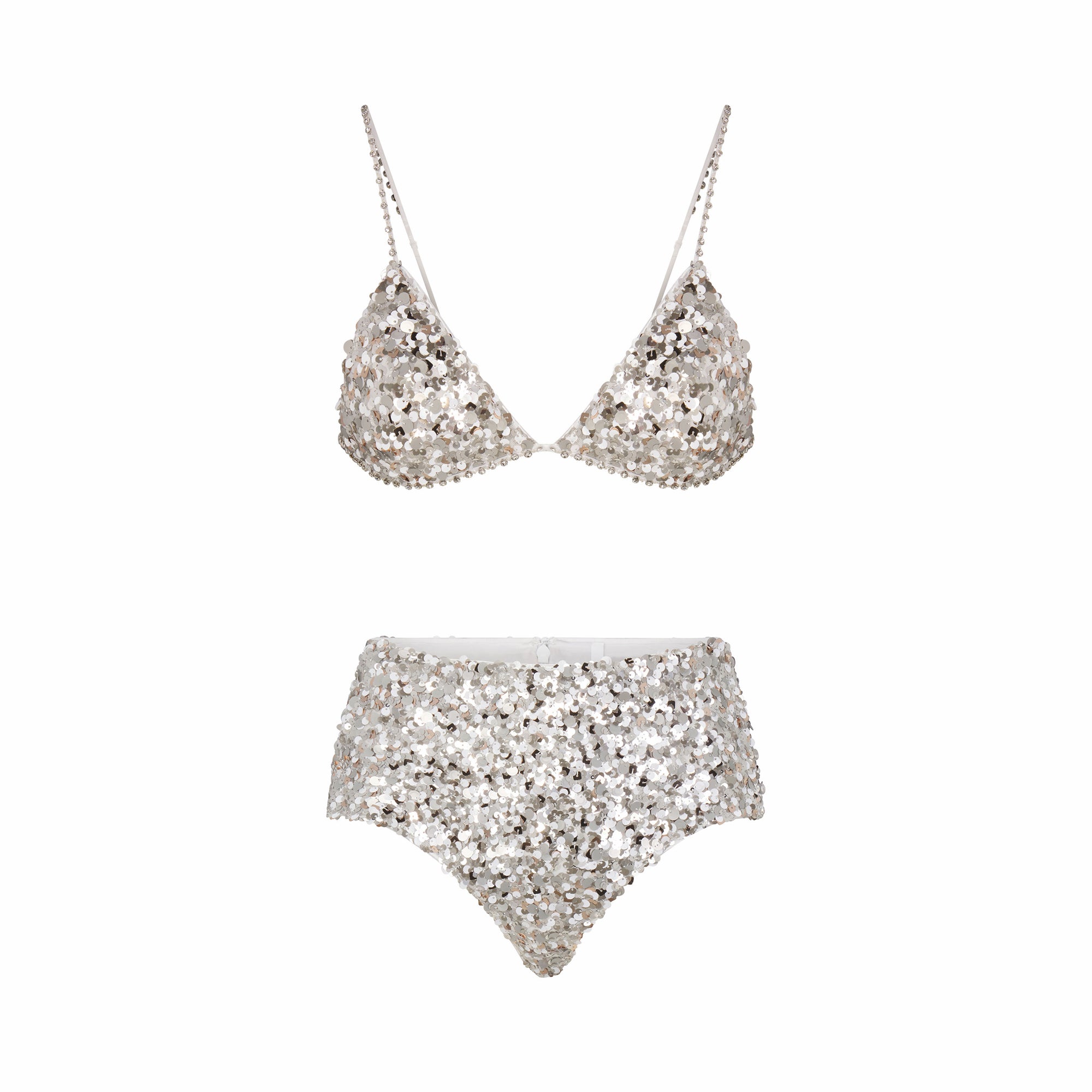 novelty intimates sequin bralette and hipster set novelty intimates sequin bralette and hipster set