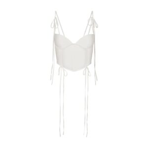 ultra fine mesh bow corset