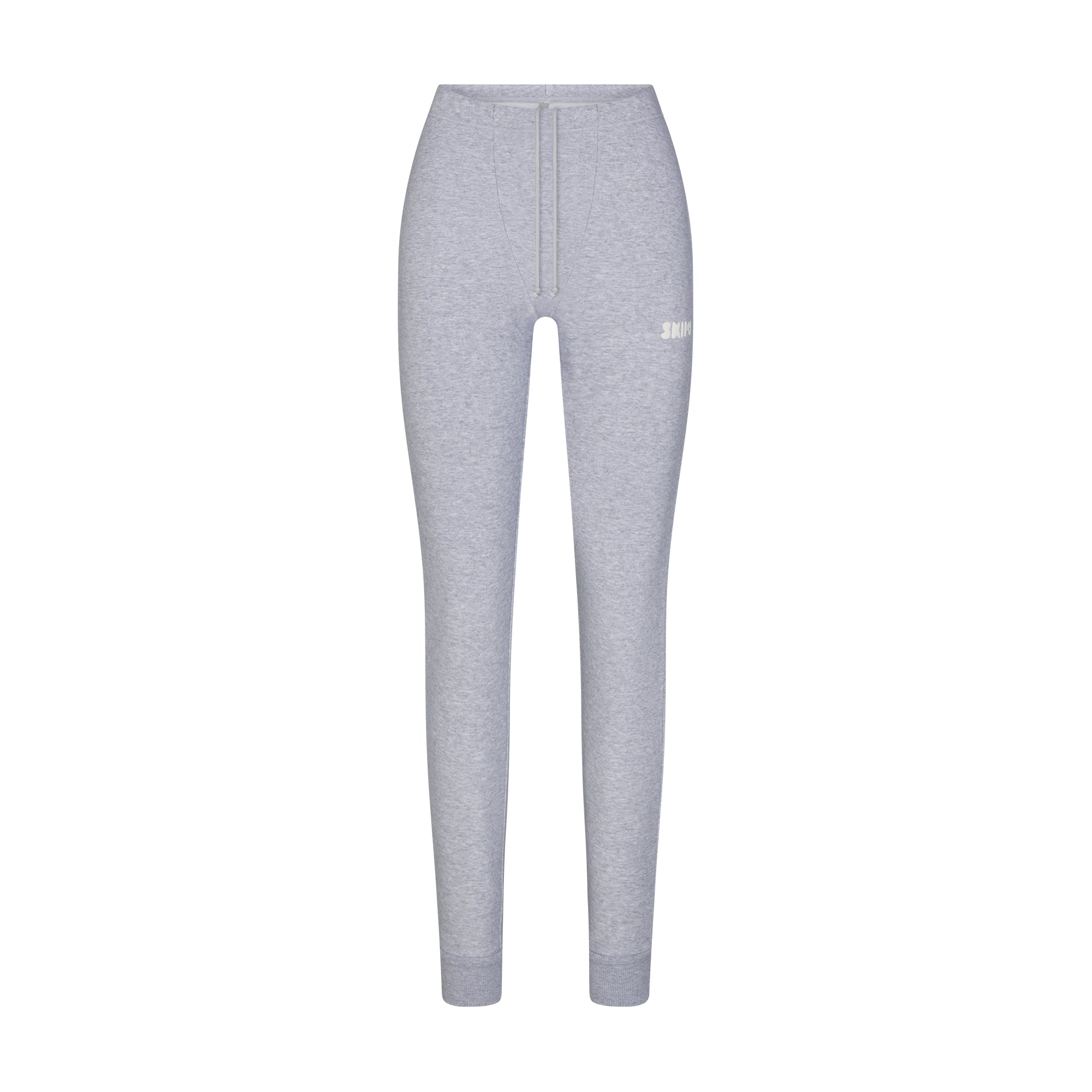 cotton fleece legging with embossed logo cotton fleece legging with embossed logo