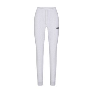 cotton fleece legging with embossed logo