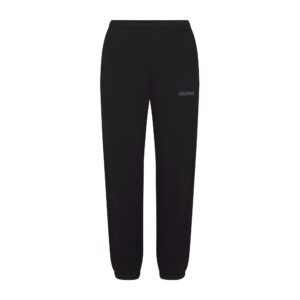 cotton fleece jogger with embossed logo