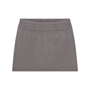 boyfriend fleece mini skirt