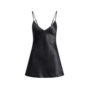 Home heavyweight satin cami mini dress