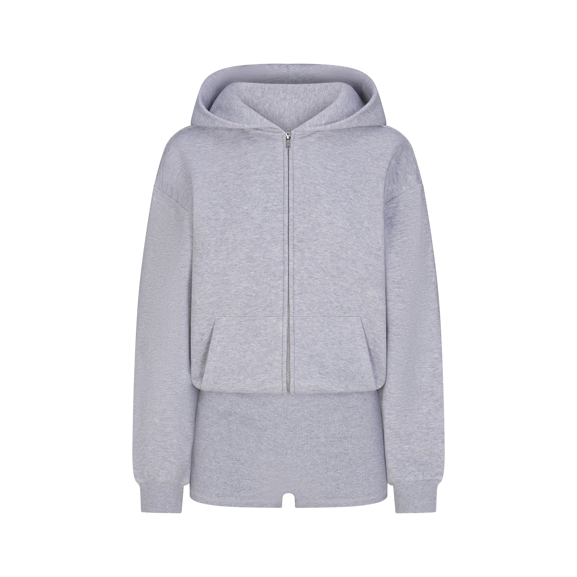 cotton fleece zip up onesie cotton fleece zip up onesie