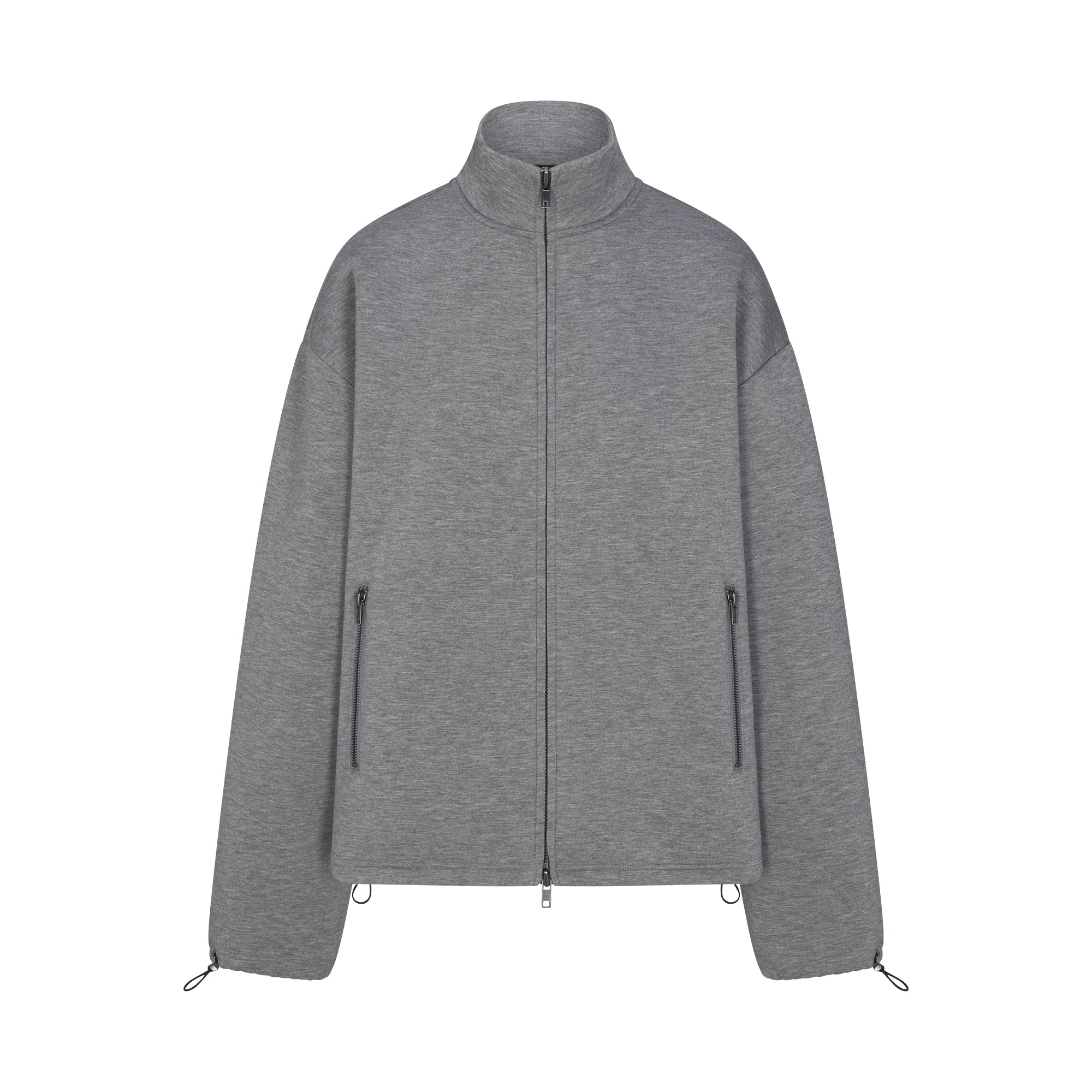 neoprene outerwear oversized mock neck jacket neoprene outerwear oversized mock neck jacket