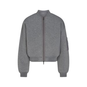 Home neoprene outerwear reversible bomber jacket
