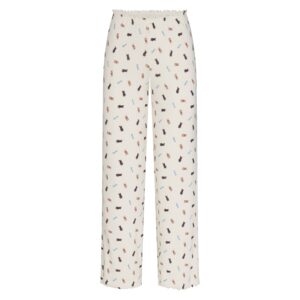 Home logo pointelle straight leg pant