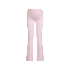 cotton jersey maternity foldover pant