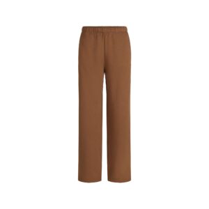 cotton fleece straight leg pant