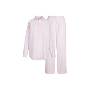 Home cotton poplin oversized sleep set