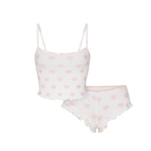 Home logo pointelle cami sleep set