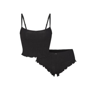 Home logo pointelle cami sleep set
