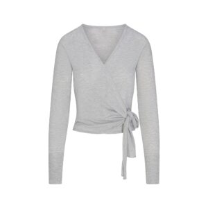 Home essential knit wrap sweater
