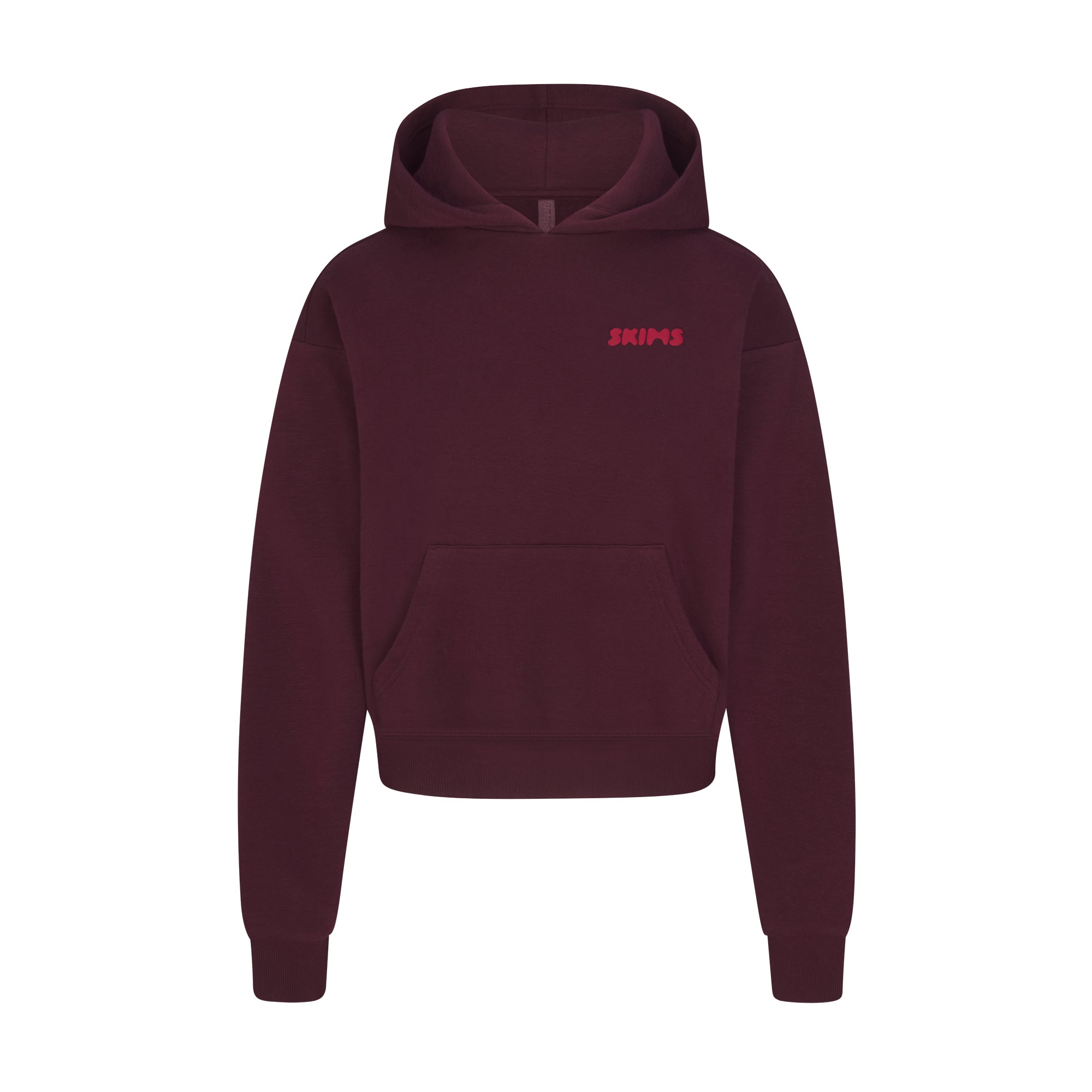 cotton fleece hoodie with embossed logo cotton fleece hoodie with embossed logo