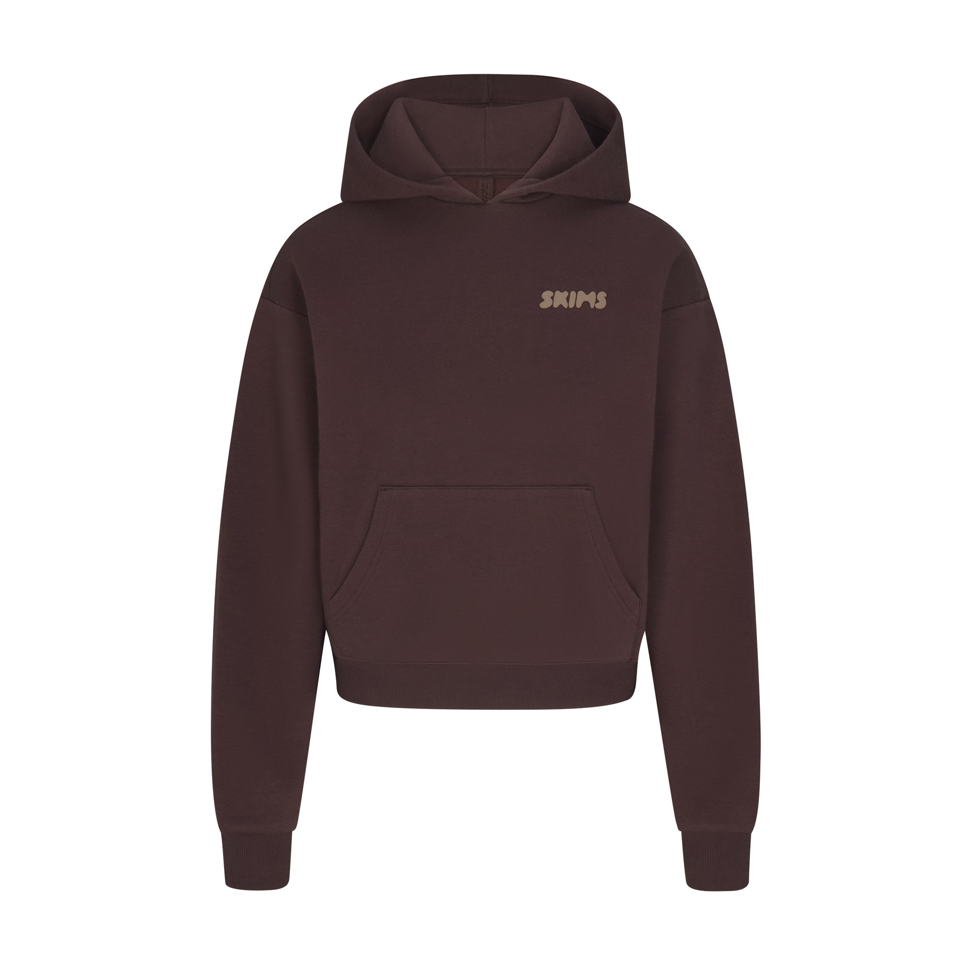 cotton fleece hoodie with embossed logo cotton fleece hoodie with embossed logo