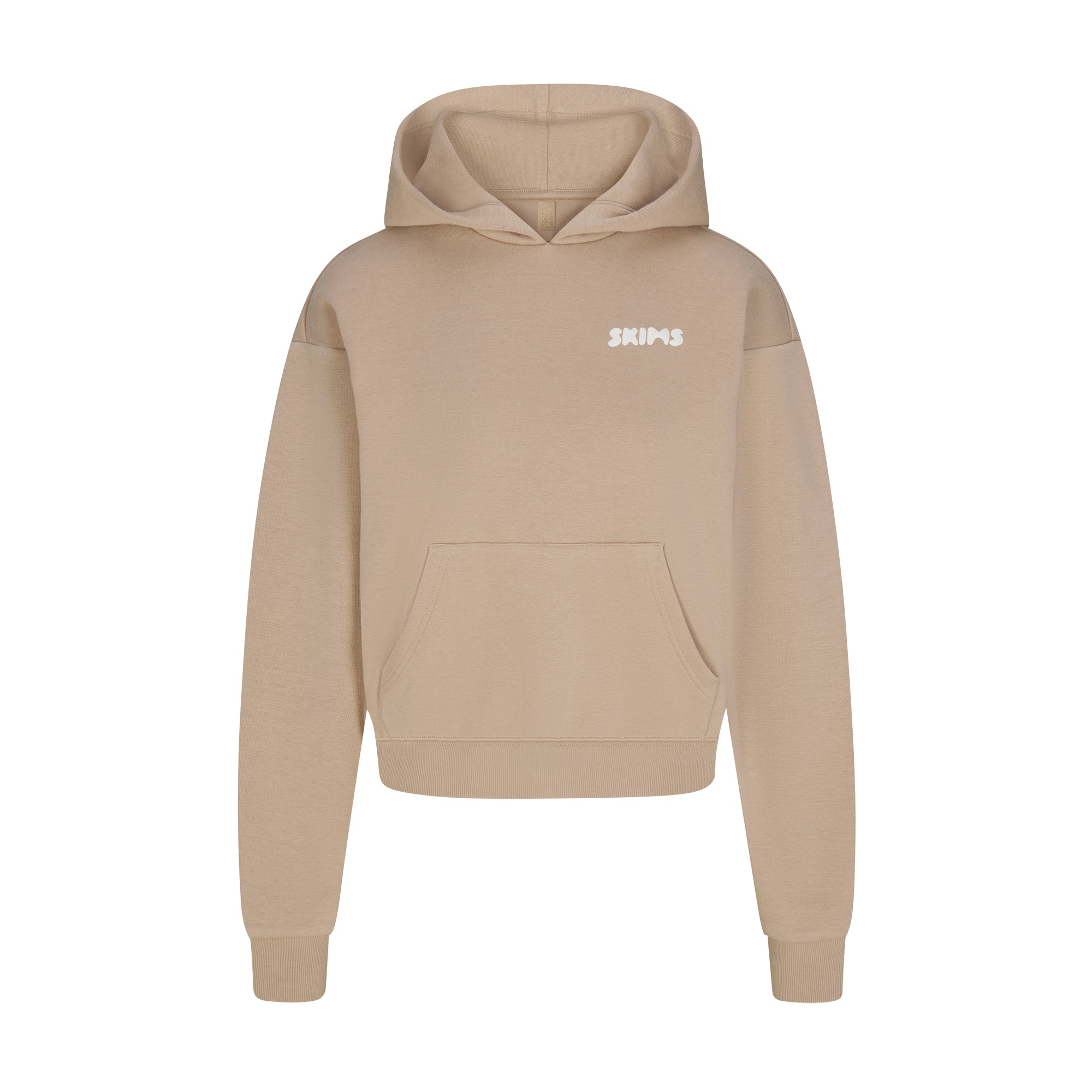 cotton fleece hoodie with embossed logo cotton fleece hoodie with embossed logo