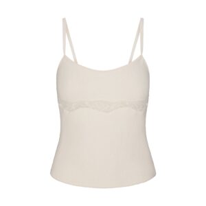 Home lace knit tank