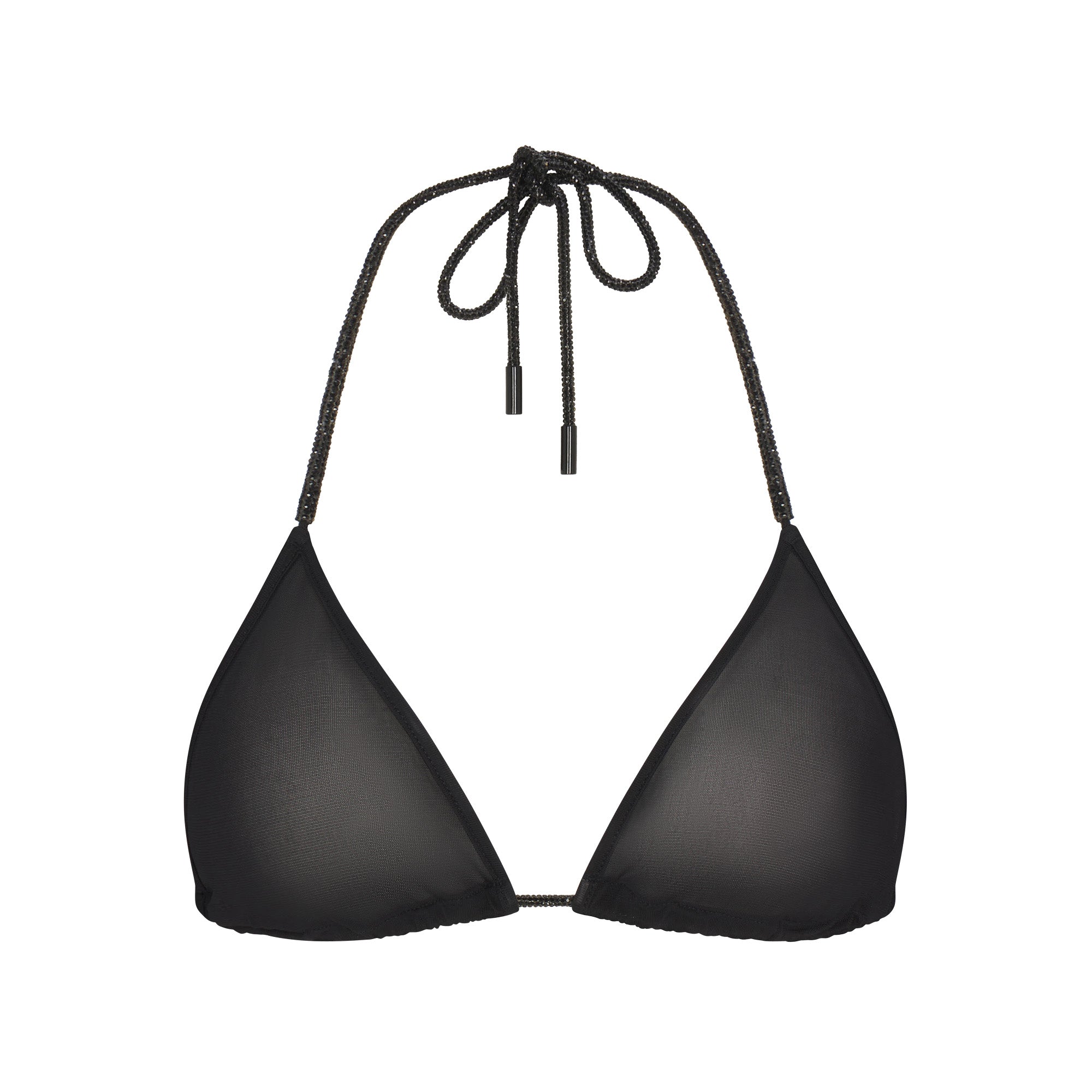 rhinestone knit triangle bralette rhinestone knit triangle bralette