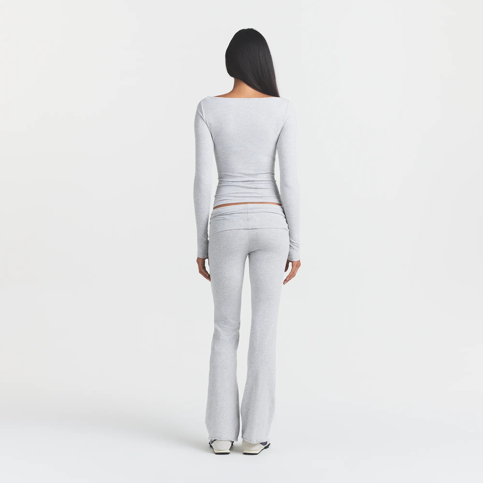 cotton jersey long sleeve boatneck top cotton jersey long sleeve boatneck top