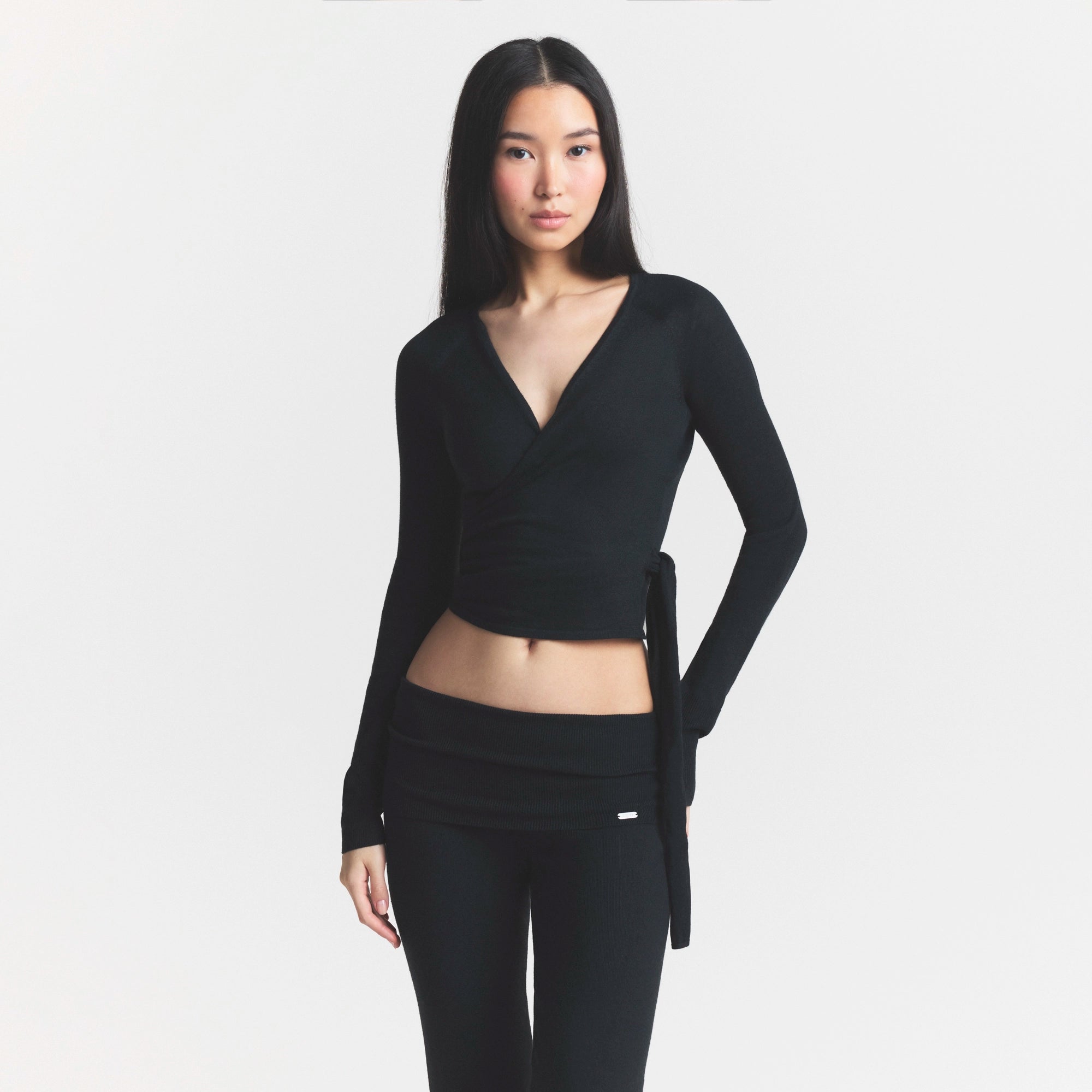 essential knit wrap sweater essential knit wrap sweater