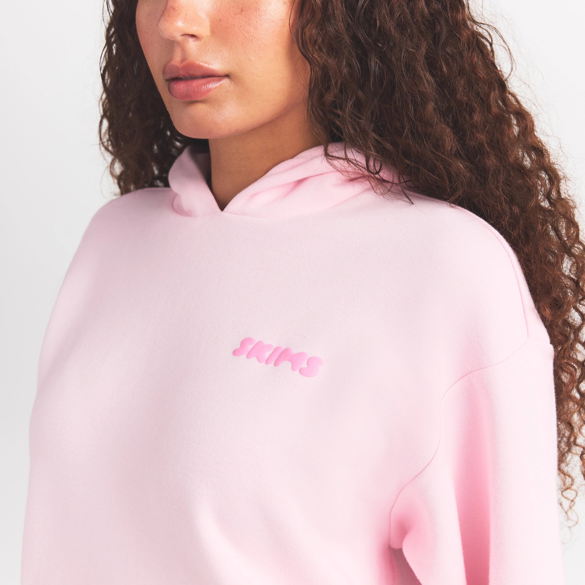 cotton fleece hoodie with embossed logo cotton fleece hoodie with embossed logo