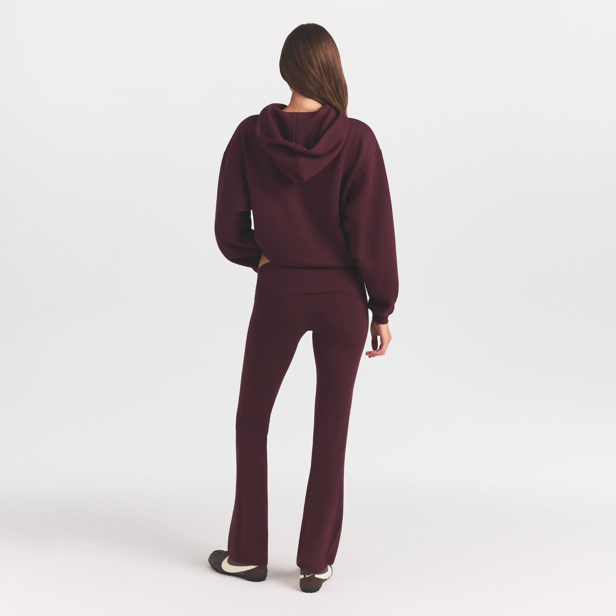 cotton fleece hoodie with embossed logo cotton fleece hoodie with embossed logo