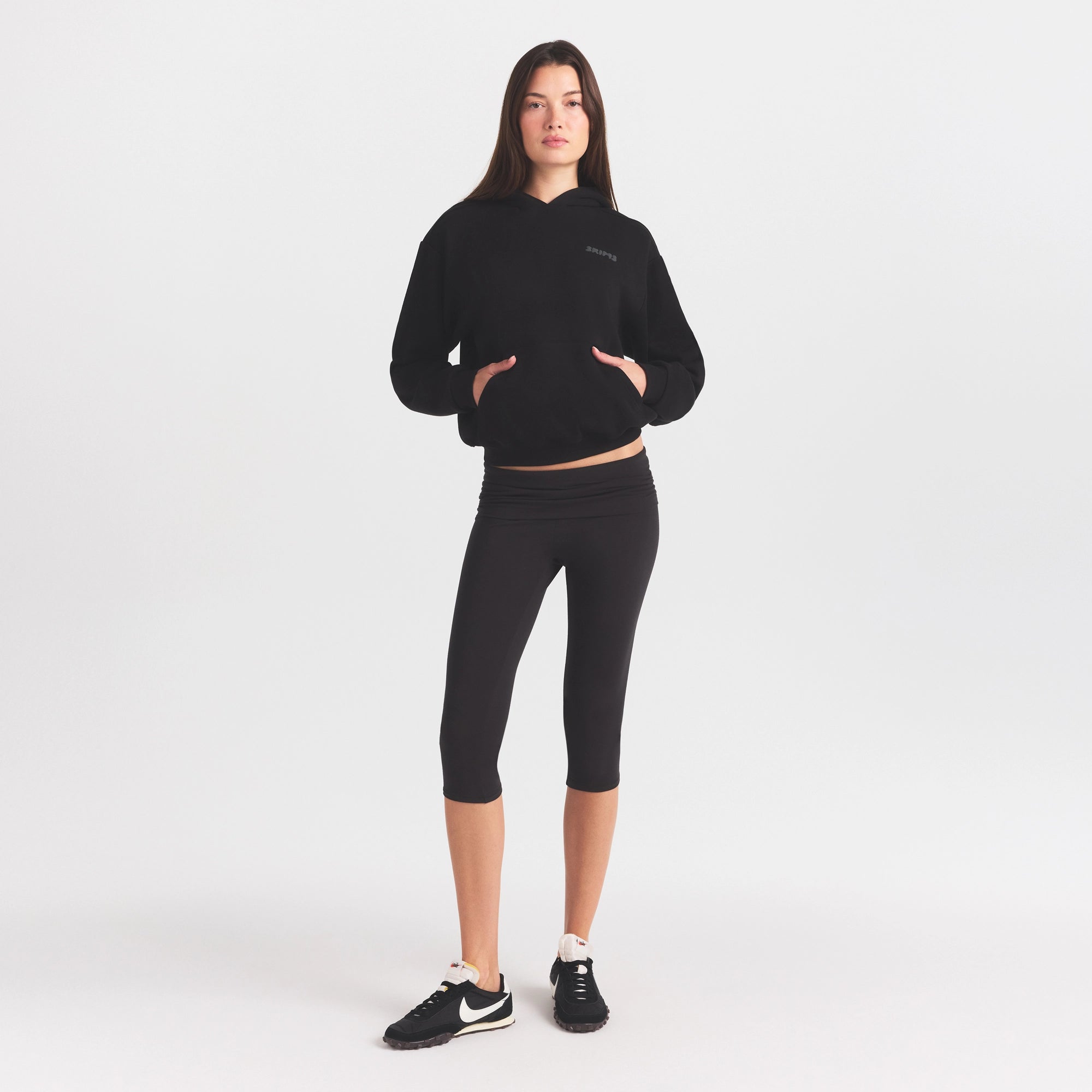 cotton fleece hoodie with embossed logo cotton fleece hoodie with embossed logo