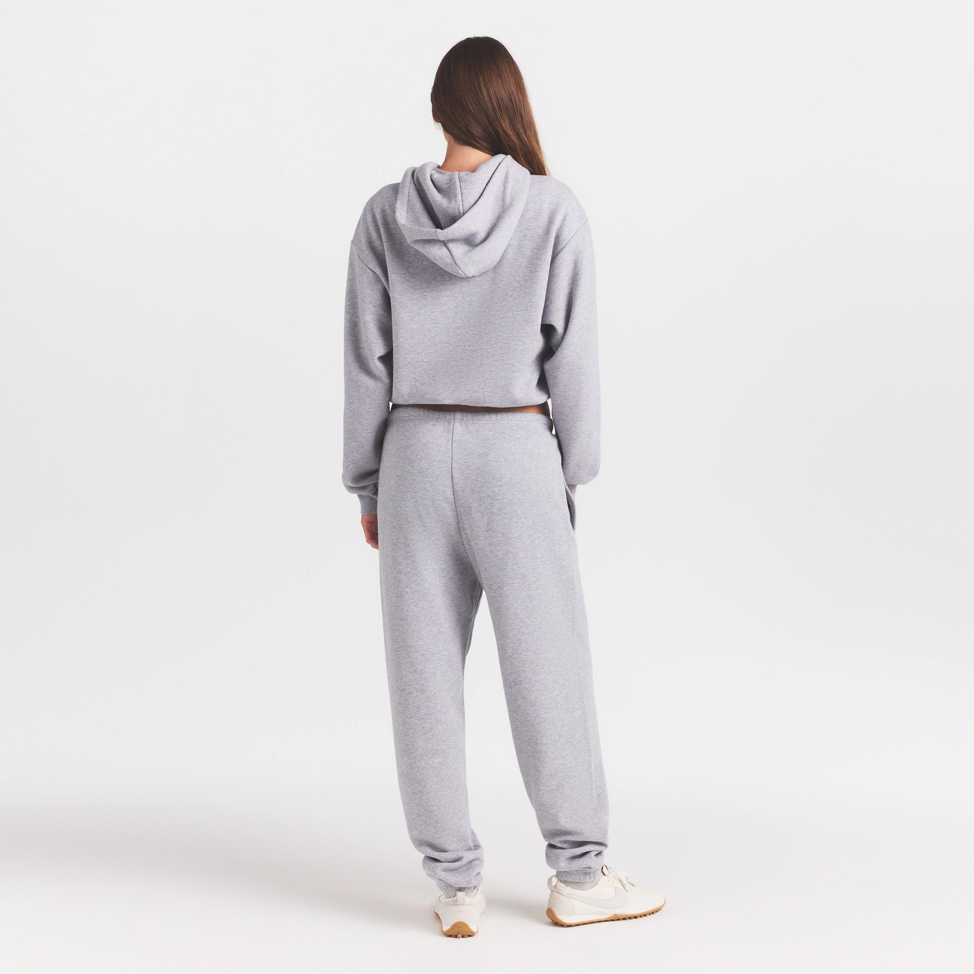 cotton fleece zip up hoodie with embossed logo cotton fleece zip up hoodie with embossed logo