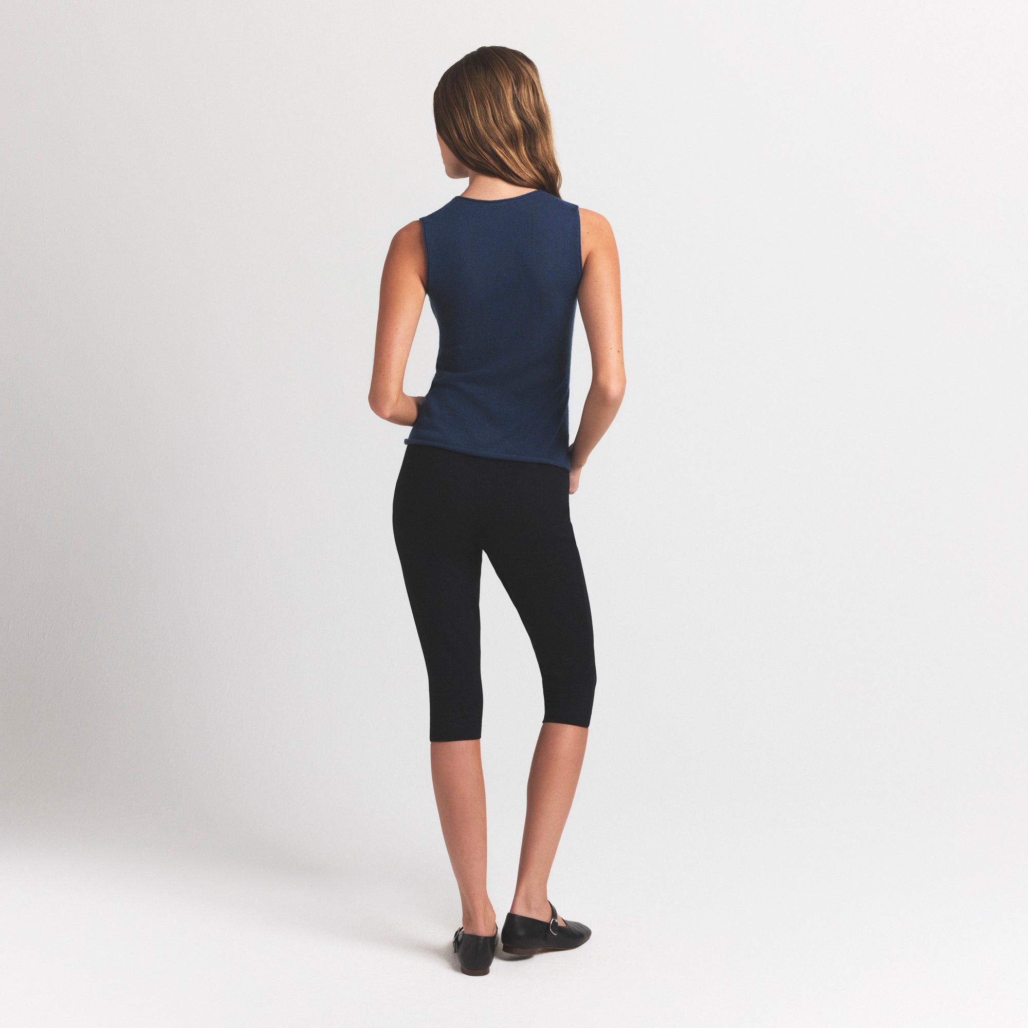 featherweight cashmere sleeveless top featherweight cashmere sleeveless top