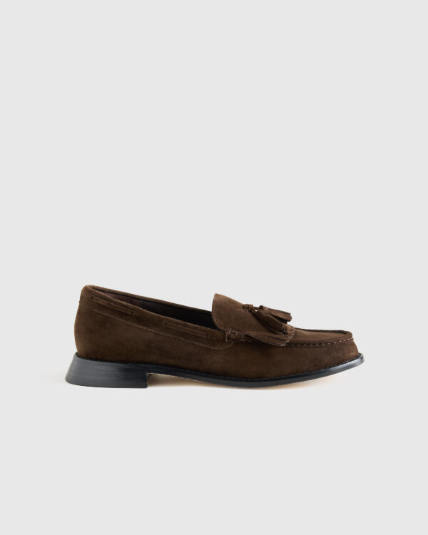 italian leather tassel loafer