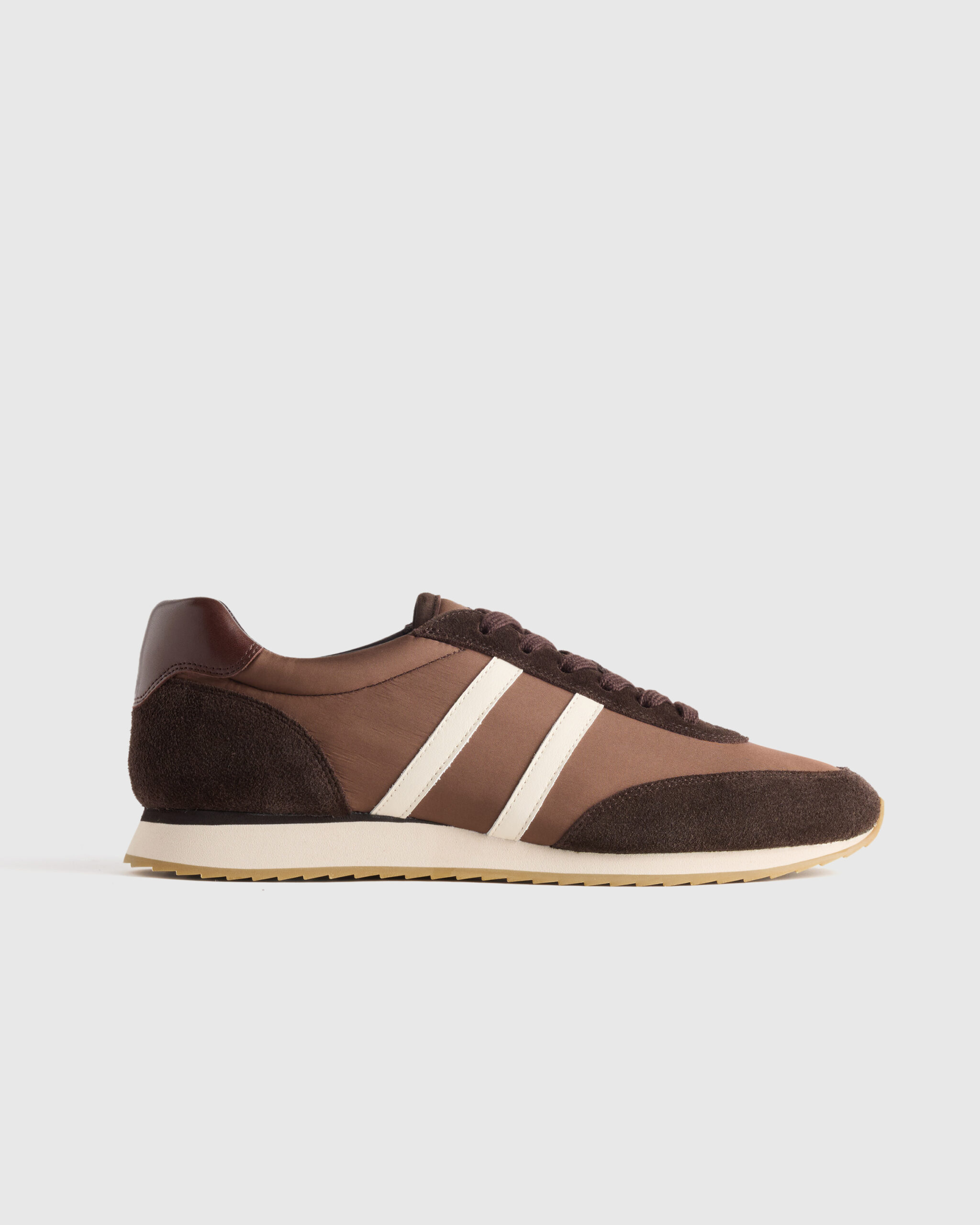 italian suede and re nylon retro runner italian suede and re nylon retro runner