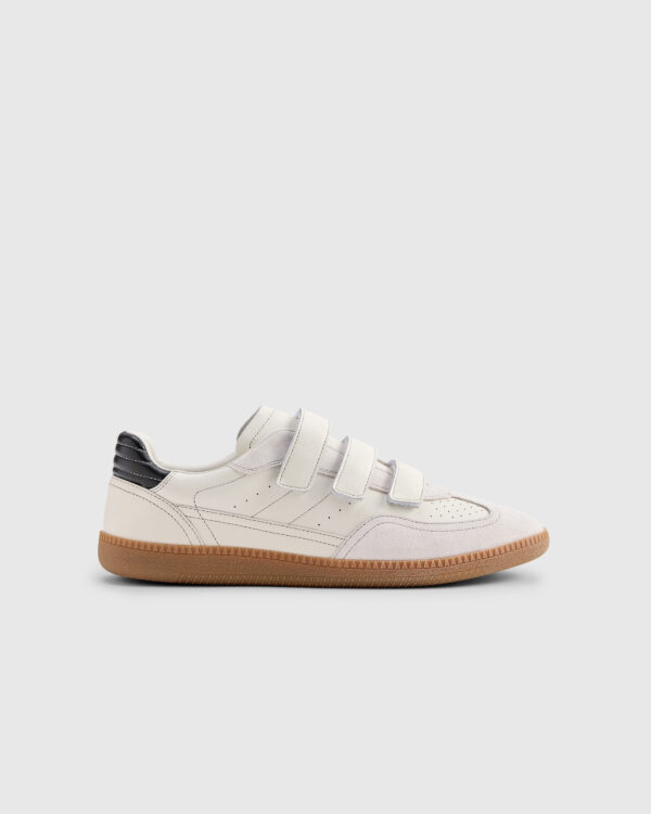italian suede velcro gum sole sneaker