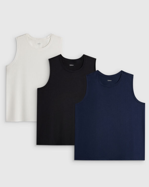 cotton modal muscle tank 3 pack bundle