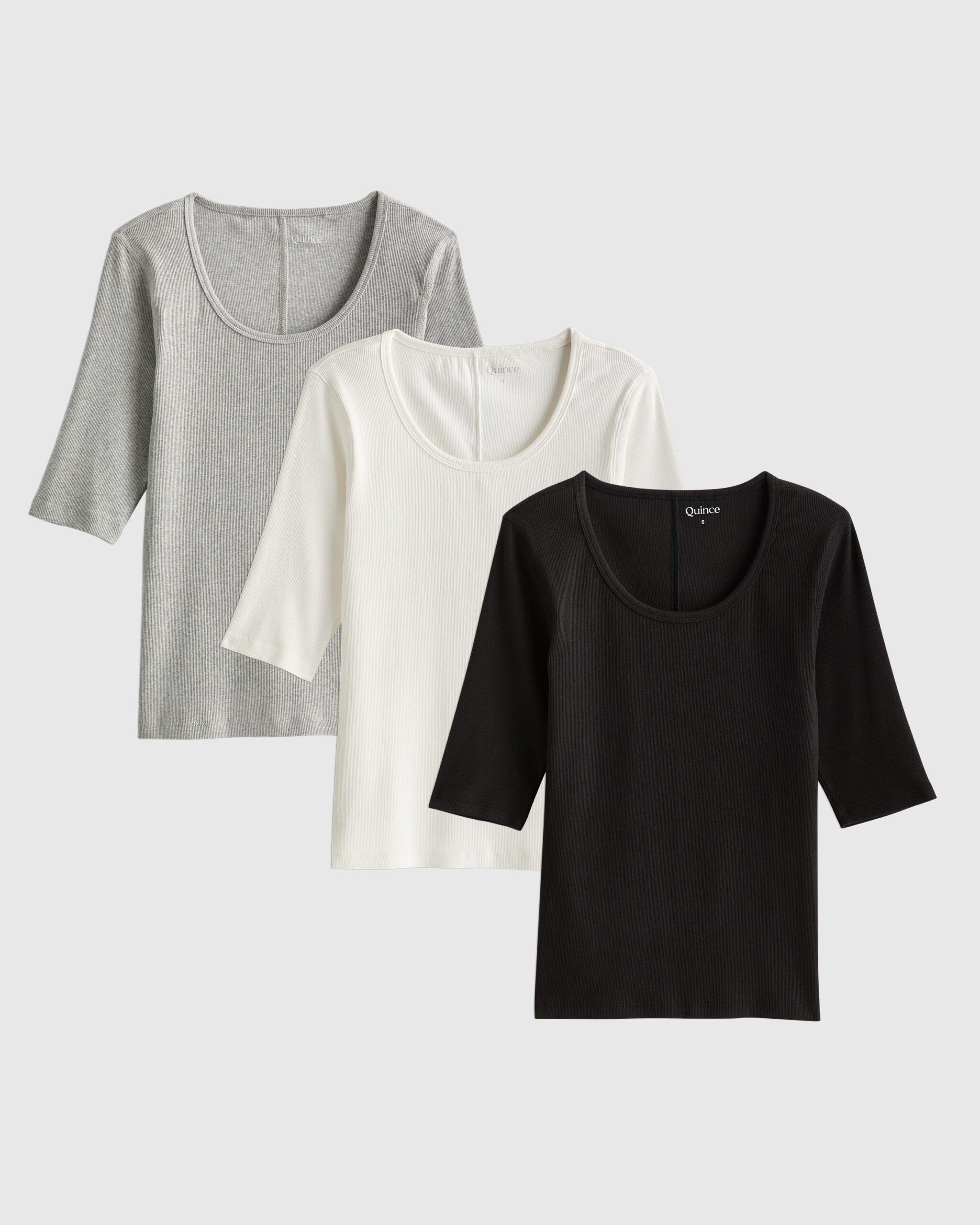 organic cotton micro rib elbow tee 3 pack bundle organic cotton micro rib elbow tee 3 pack bundle