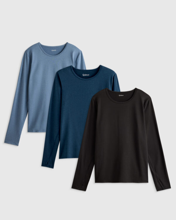 flowknit breeze long sleeve top 3 pack bundle