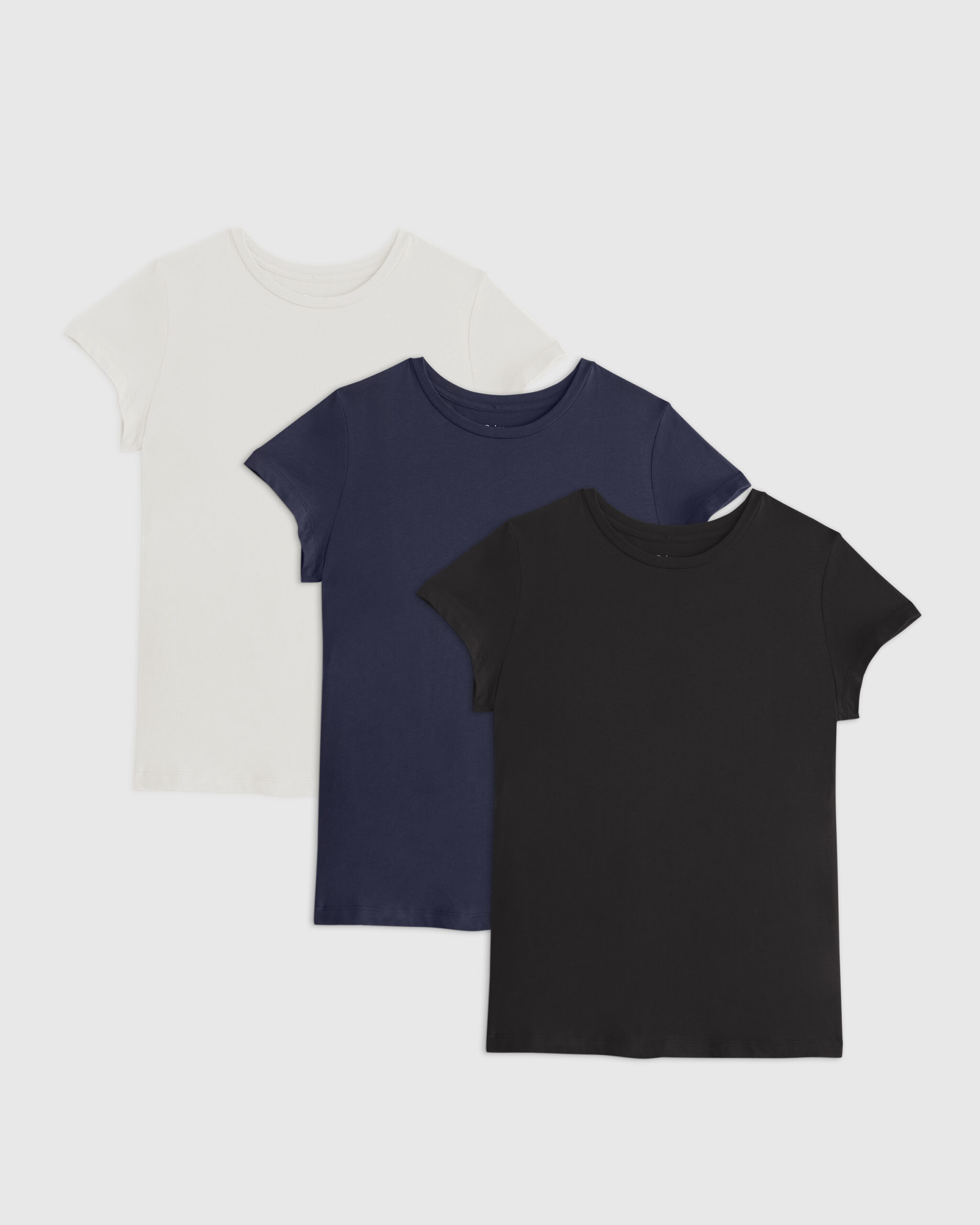 cotton modal crew neck swing tee 3 pack bundle cotton modal crew neck swing tee 3 pack bundle