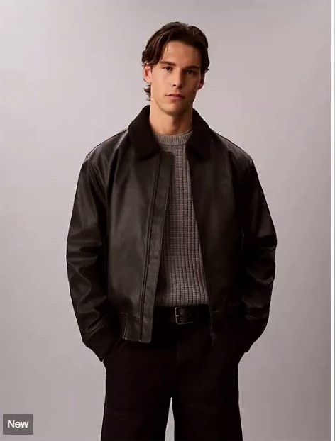faux leather sherpa bomber jacket