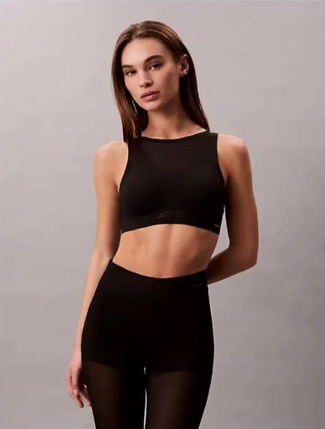 invisibles medium support mesh sports bra