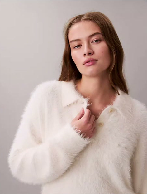 soft polo relaxed sweater