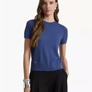 lauren ralph lauren — women's short sleeve sweater