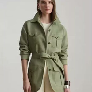 lauren ralph lauren — women's twill field spread collar jacket
